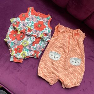 Bundle Newborn Baby Girl Onesies